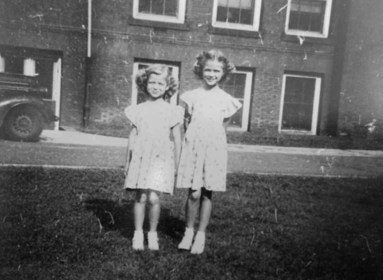 Anna and Eve at the orphanage