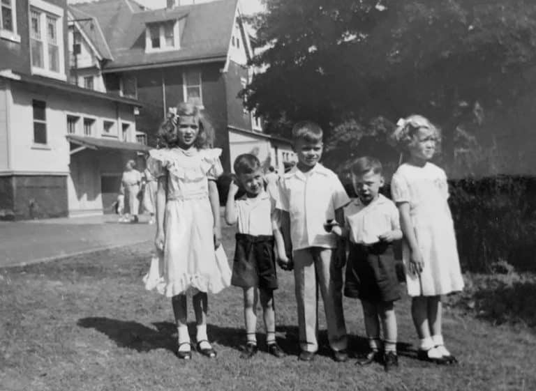 The Rangenow children at the orphanage