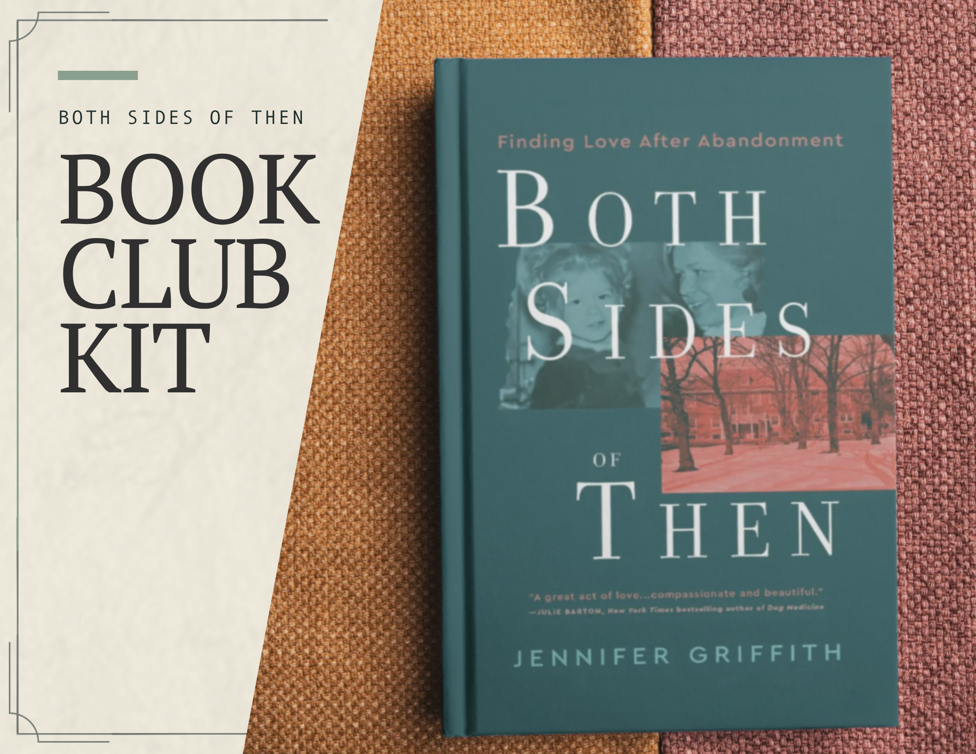 Book club kit page from Both Sides of Then.