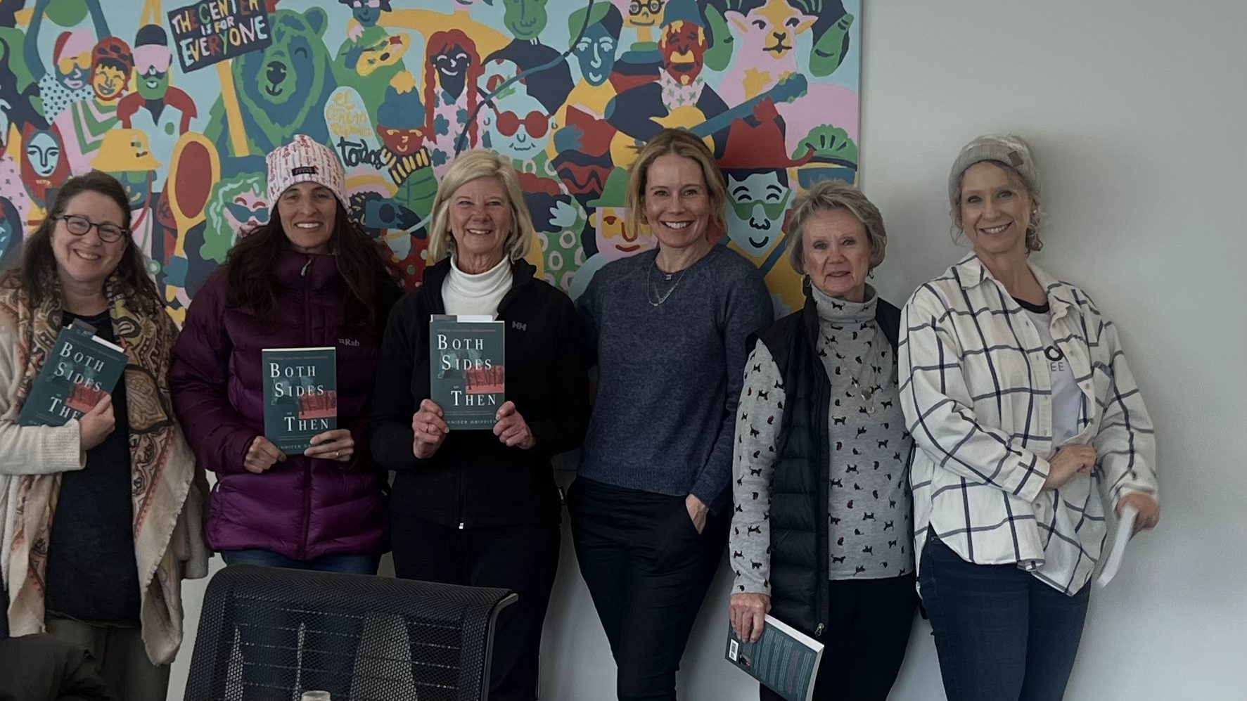 Book club group photo.
